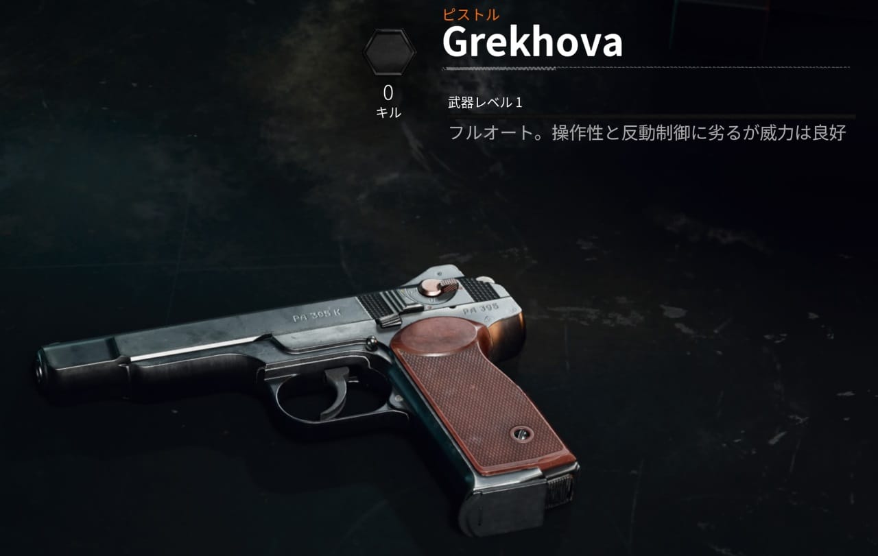 COD BO6のGREKHOVA
