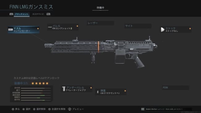 COD WARZONEのFINN LMGのカスタムを究める。