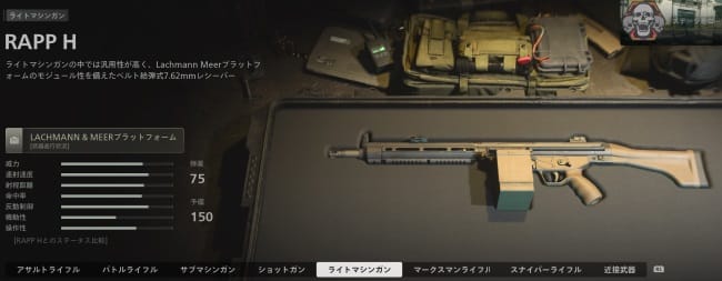 COD MW2のRAPP Hの性能とカスタムを究める。