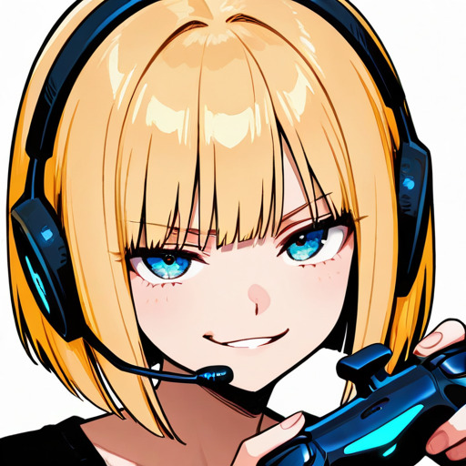 コントローラーを持っている女の子