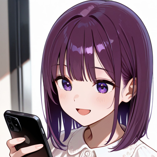 スマホゲームをしている女の子